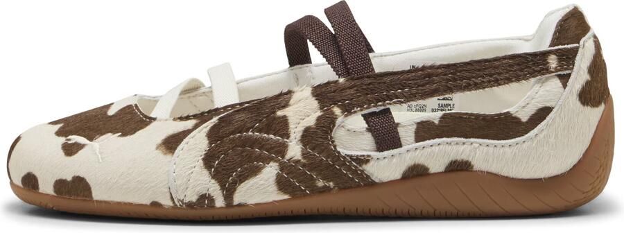 PUMA Ballerina met riempjes 'Speedcat' ecru chocoladebruin - Foto 2