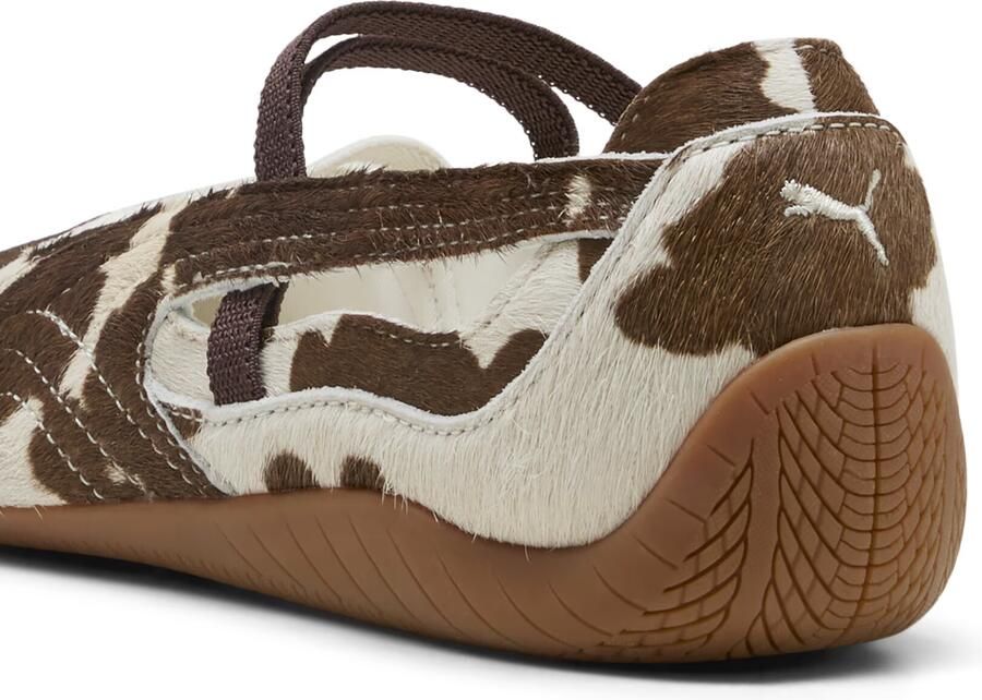PUMA Ballerina met riempjes 'Speedcat' ecru chocoladebruin - Foto 5