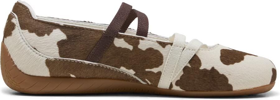 PUMA Ballerina met riempjes 'Speedcat' ecru chocoladebruin - Foto 7