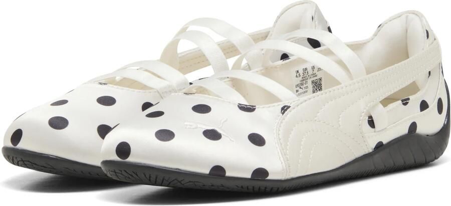 PUMA Ballerina met riempjes 'Speedcat' zwart wit - Foto 5
