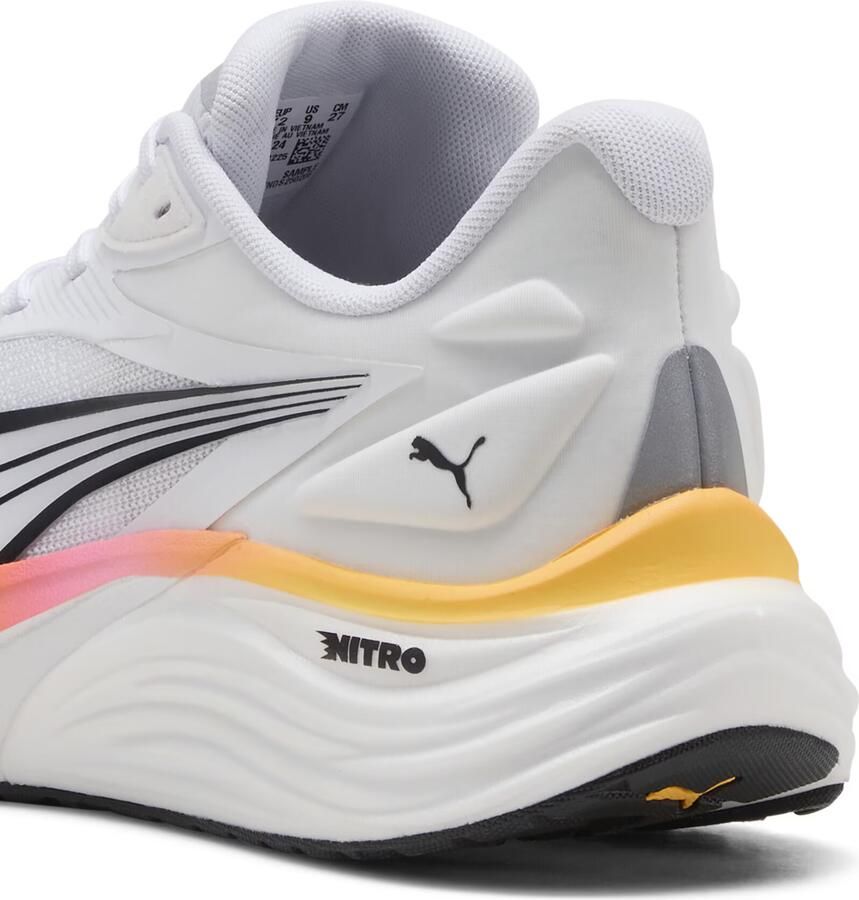 PUMA Electrify NITRO 4 hardloopschoenen heren 310789 24 White Poison Pink Sun Stream - Foto 3