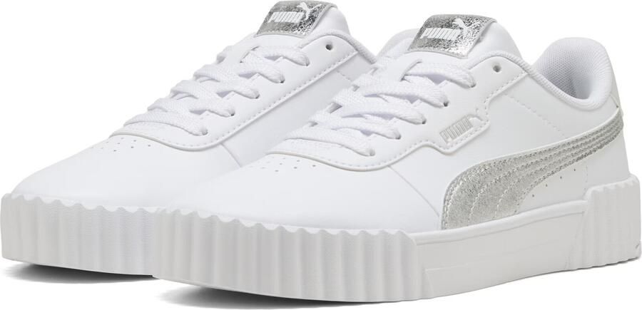 Puma Carina 3.0 Metallic Whisper sneakers wit zilver - Foto 6