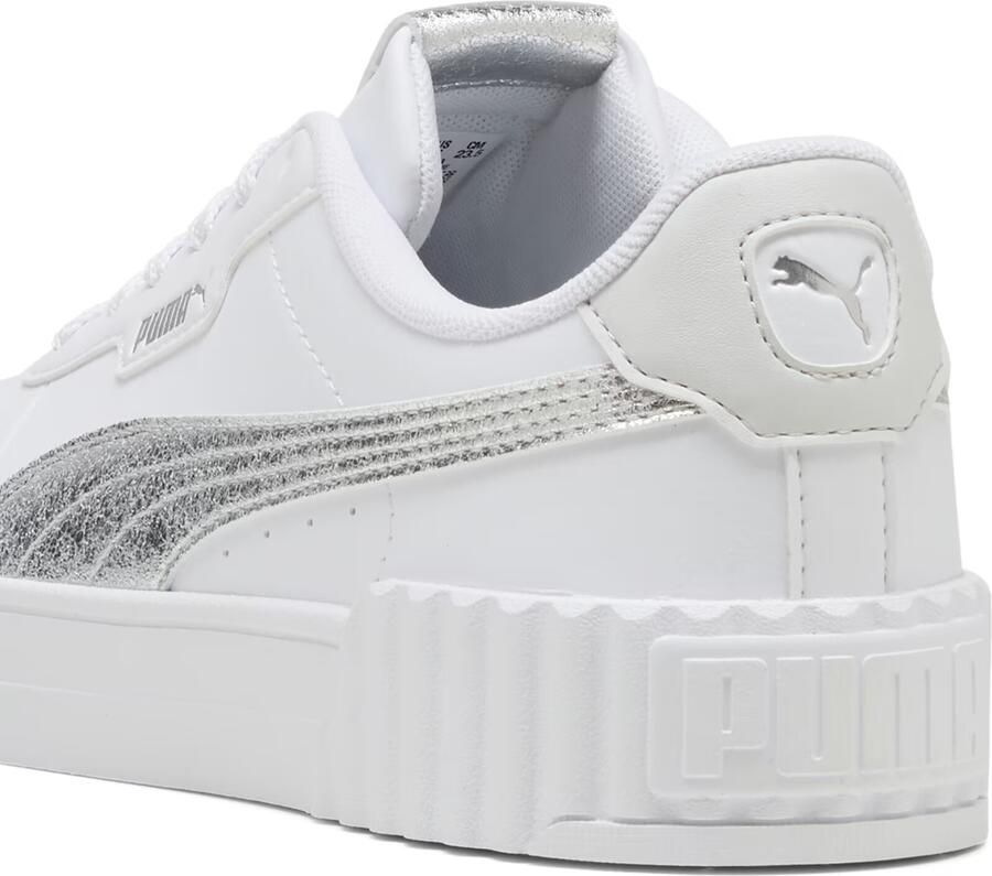 Puma Carina 3.0 Metallic Whisper sneakers wit zilver - Foto 7