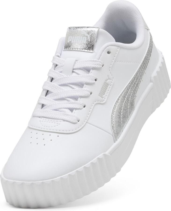 Puma Carina 3.0 Metallic Whisper sneakers wit zilver - Foto 8