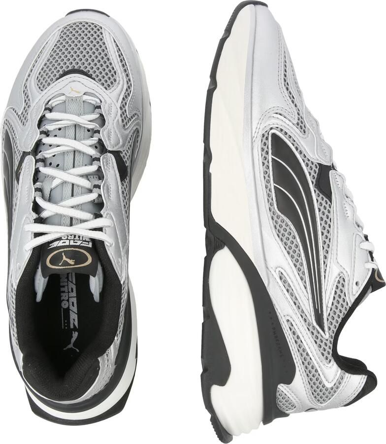 Puma Fade Nitro Ls Sneakers Heren Zilver Mesh Synthetisch - Foto 11
