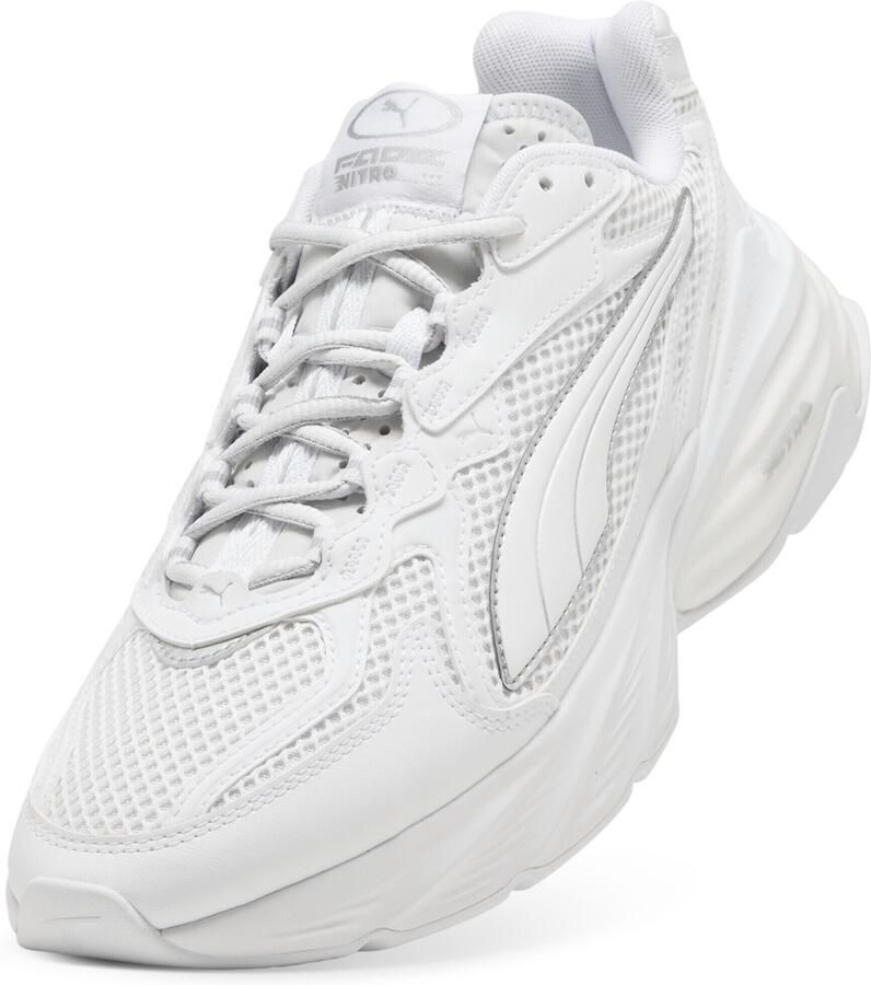 Puma Fade Nitro Ls Sneakers Heren Zilver Mesh Synthetisch - Foto 10