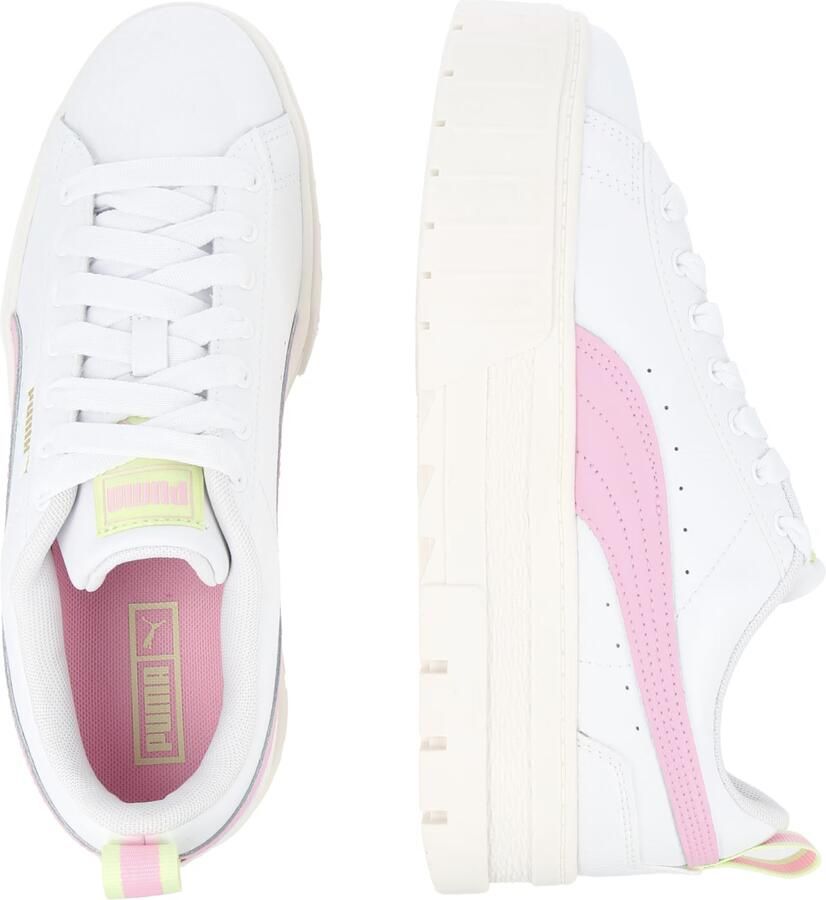 Puma Mayze leren sneakers Lth plateauzool wit roze - Foto 5
