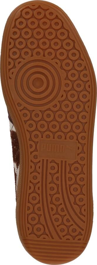Puma Palermo Cow leren sneakers met koeienprint ecru bruin - Foto 8