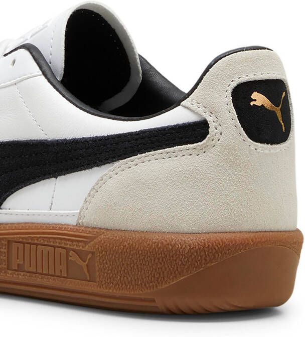 Puma Palermo Lth White Vapor Gray Gum Wit Leer Lage sneakers Unisex - Foto 15