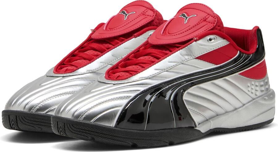 Puma V1per Goalgetter Heren Schoenen Zilver Maat: 40.5 Leer Foot Locker - Foto 5
