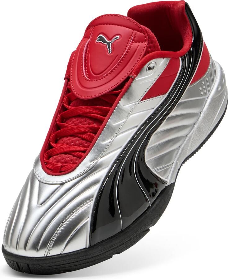 Puma V1per Goalgetter Heren Schoenen Zilver Maat: 40.5 Leer Foot Locker - Foto 3