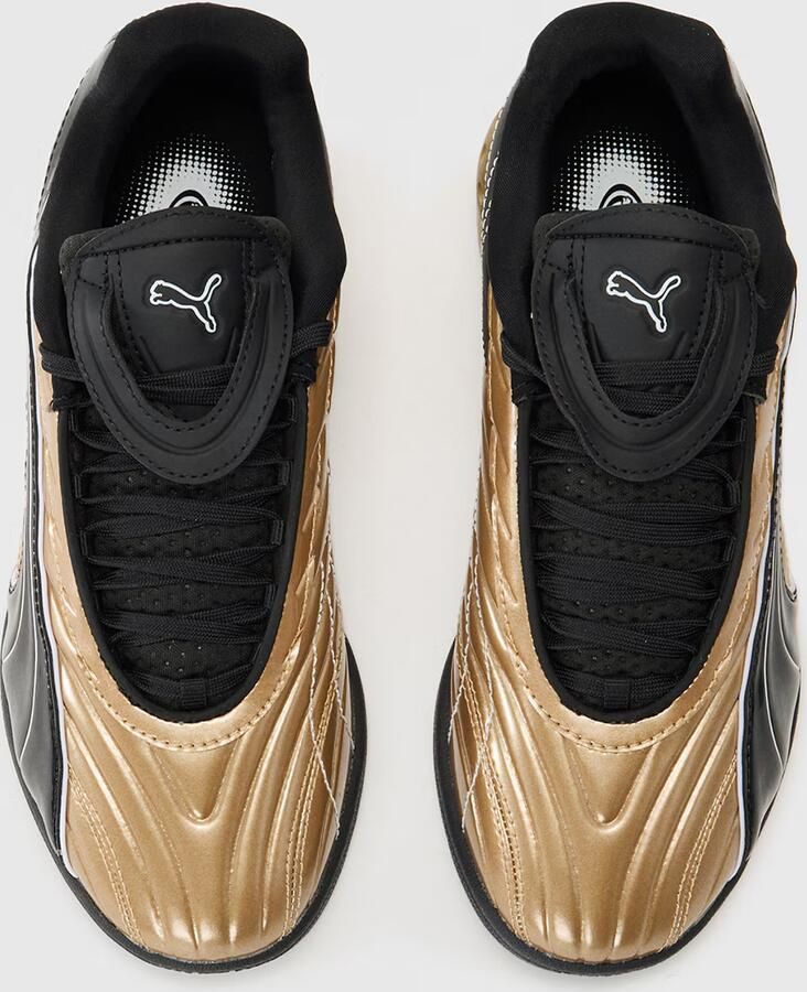 Puma V1per Goalgetter Heren Schoenen Goud Maat: 40.5 Leer Foot Locker - Foto 4