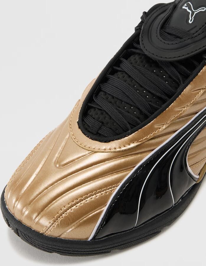 Puma V1per Goalgetter Heren Schoenen Goud Maat: 40.5 Leer Foot Locker - Foto 5