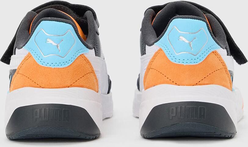 PUMA Sneakers lichtblauw antraciet oranje wit - Foto 16