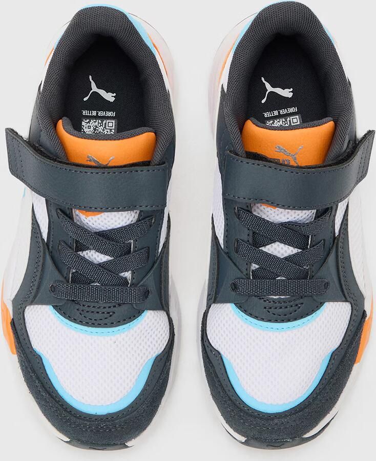 PUMA Sneakers lichtblauw antraciet oranje wit - Foto 18