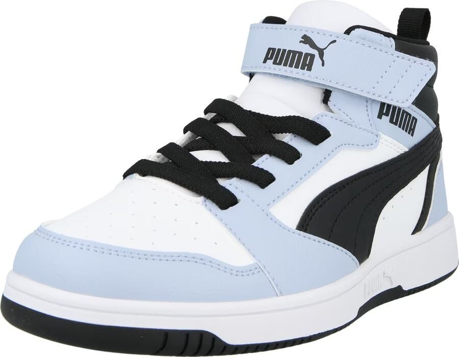PUMA Rebound V6 Mid AC+ PS Unisex Sneakers White-Snow Mountain Blue- Black - Foto 3