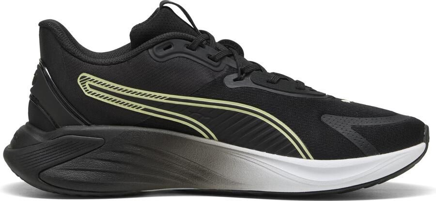 Puma PWR Hybrid hardloopschoenen zwart wit geel - Foto 4