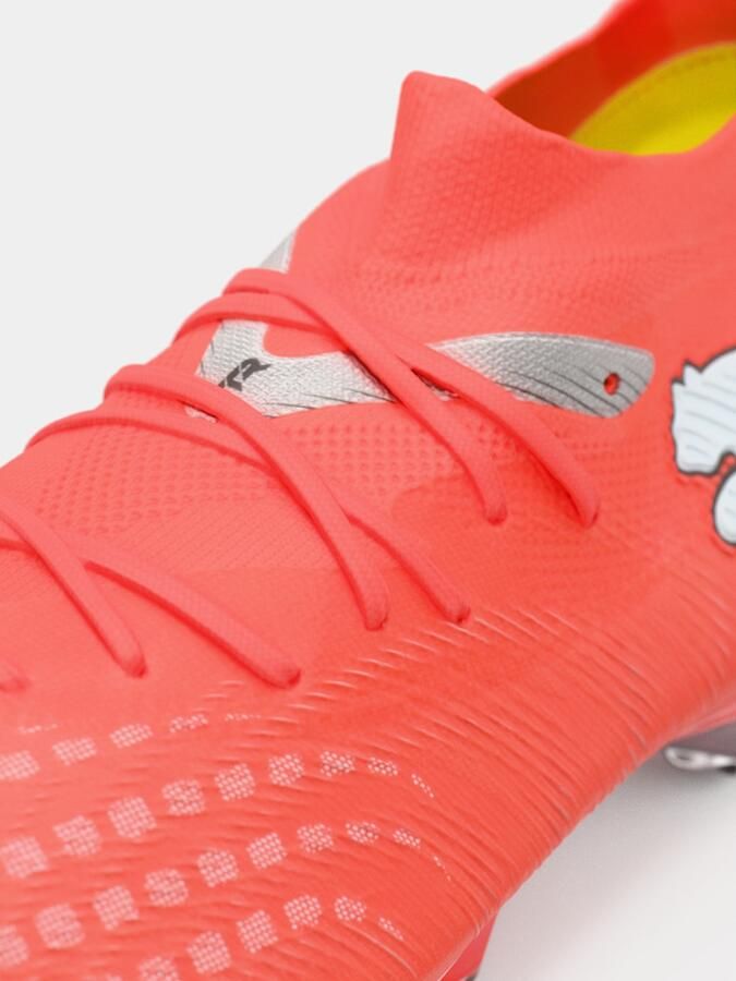 PUMA FUTURE 9 MATCH FG AG Unisex Sportschoenen Glowing Red- White- Black- Silver - Foto 8