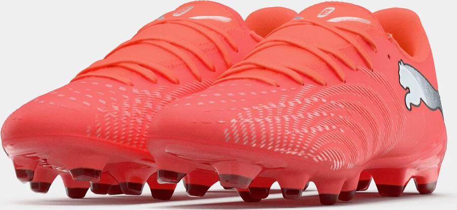 PUMA FUTURE 9 PLAY FG AG Unisex Sportschoenen Glowing Red- White- Black- Silver - Foto 13
