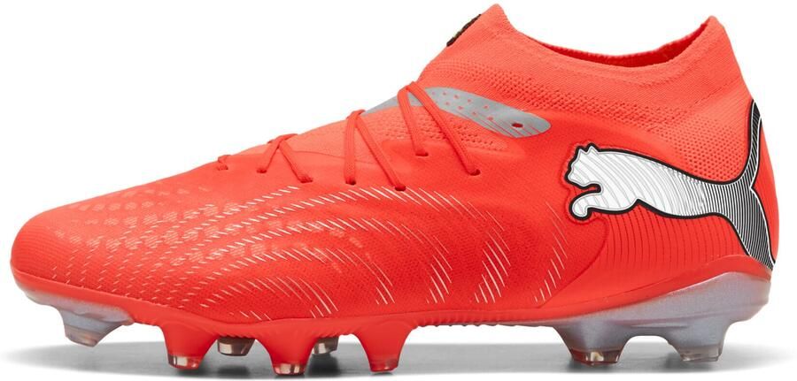 PUMA Future 9 Pro FG AG Unleashed Gloeiend rood Wit Zwart Zilver Dames - Foto 2