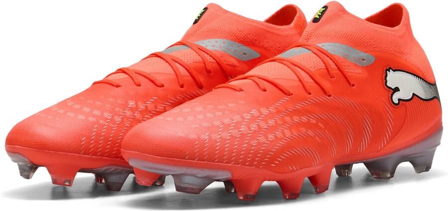 PUMA Future 9 Pro FG AG Unleashed Gloeiend rood Wit Zwart Zilver Dames - Foto 6