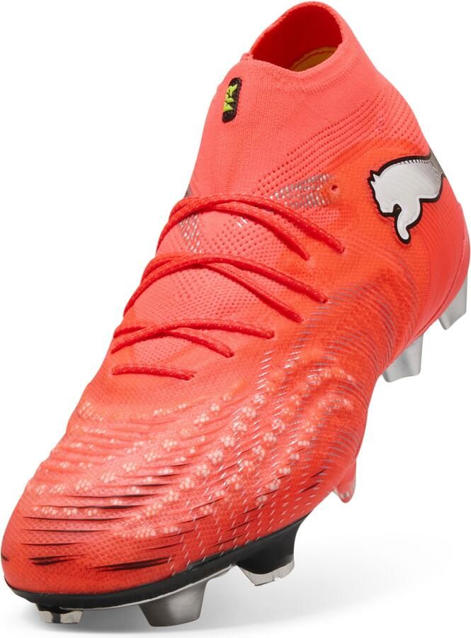 PUMA Future 9 Ultimate FG Unleashed Gloeiend rood Wit Zwart Zilver Dames - Foto 5