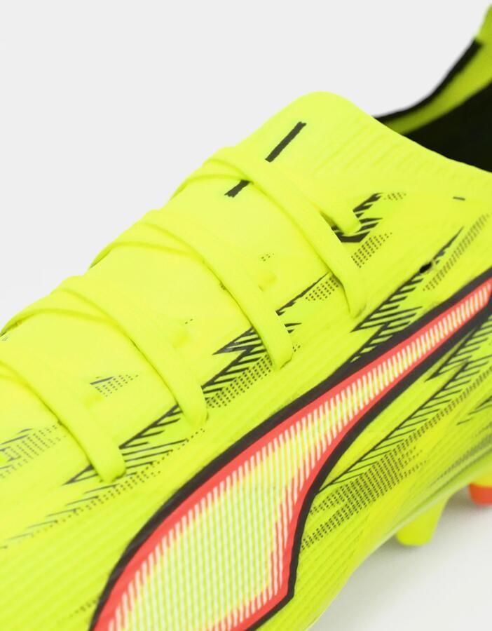 PUMA Voetbalschoen 'ULTRA 6 MATCH' limoen rood zwart - Foto 3