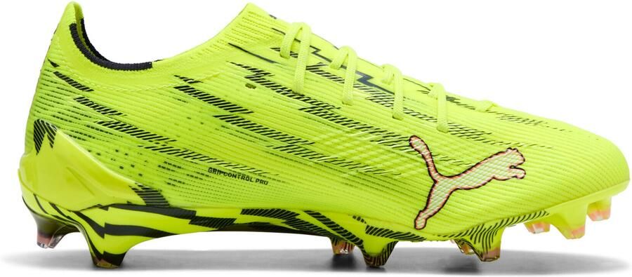 PUMA Ultra 6 Ultimate FG Unleashed Geel Zwart Gloeiend rood Neon Dames - Foto 7