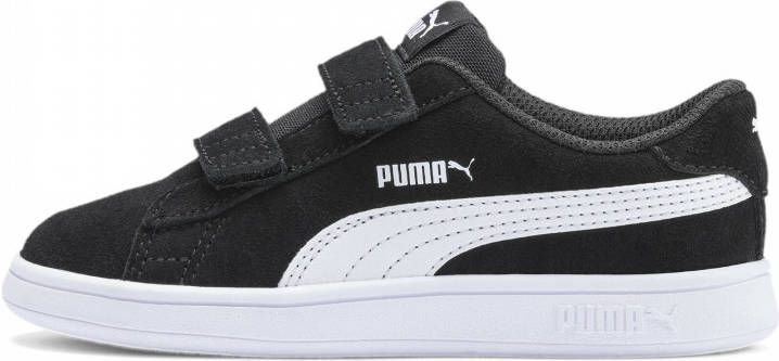 PUMA Smash v2 L V Sneakers Unisex zwart wit - Foto 3