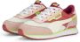 Puma Future Rider Splash sneakers roze wit groen Imitatieleer 30 - Thumbnail 3