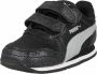 PUMA Peuters Cabana Racer Glitz V PS Inf Sneaker Schoenen Zwart Zilver - Thumbnail 3