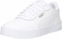 Puma Carina 2.0 sneakers wit Jongens Meisjes Imitatieleer Effen 28 - Thumbnail 5