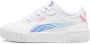 PUMA Carina 2.0 Deep Dive PS FALSE Sneakers White-Blue Skies-Fast Pink - Thumbnail 3