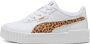 PUMA Carina 3.0 Animal PS Sneakers White-Light Sand- Gold - Thumbnail 3