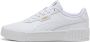 PUMA Carina 3.0 Jr. sneaker leren schoenen 401476 01 wit - Thumbnail 4