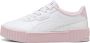 PUMA Carina 3.0 Cutie PS Sneakers White-Rose Mauve - Thumbnail 4