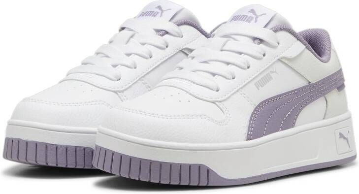 PUMA Carina Street PS Meisjes Sneakers White-Pale Plum- Silver - Foto 3