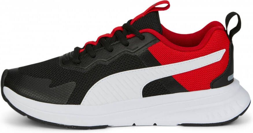 PUMA Evolve Mesh Junior Schoenen Black White Kinderen - Foto 4