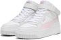 PUMA Carina Street Mid Dames Sneakers White-Frosty Pink-Feather Gray - Thumbnail 3