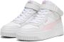 PUMA Carina Street Mid Dames Sneakers White-Frosty Pink-Feather Gray - Thumbnail 4