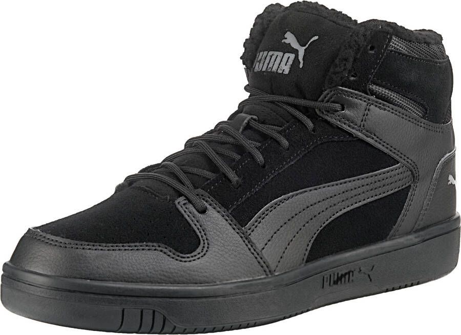 PUMA Rebound LayUp SD Fur Sneakers Unisex Black-CASTLEROCK - Foto 2