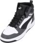 Puma Rebound V6 Sneakers Dames white black shadow grey maat: 40.5 beschikbare maaten:36 37.5 38.5 37 39 40.5 - Thumbnail 5