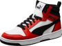 PUMA Rebound v6 Unisex Sneakers White- Black-For All Time Red - Thumbnail 6