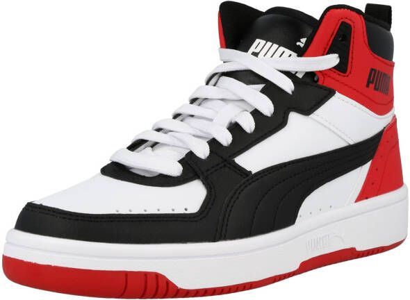 PUMA Rebound JOY Jr Unisex Sneakers White Black HighRiskRed - Foto 8