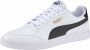 PUMA Shuffle Unisex Sneakers White- Black- Team Gold - Thumbnail 7