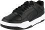 Puma Zwarte Leren Slipstream Sportschoen Black Heren - Thumbnail 2