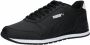 PUMA ST Runner V2 Full Leather Sneakers Sportschoenen Schoenen Zwart 365277 - Thumbnail 4
