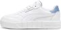PUMA Cali Lth dames sneakers schoenen wit lichtblauw zomer - Thumbnail 3
