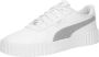 PUMA Carina 3.0 DayINight Dames Sneakers White- Silver - Thumbnail 3