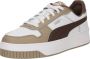 PUMA Carina Street Sneakers Dames Leren Sneaker Beige - Thumbnail 4